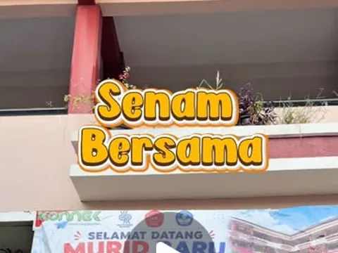 Senam Sehat bersama Siswa Baru