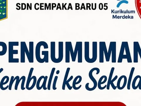 Bersiap Kembali ke Sekolah